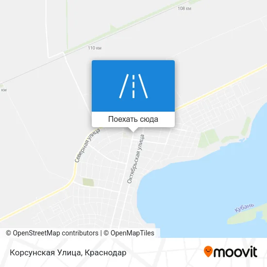 Карта Корсунская Улица