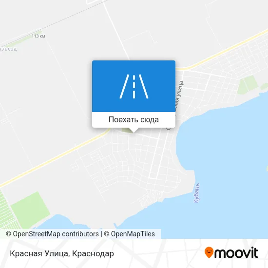 Карта Красная Улица