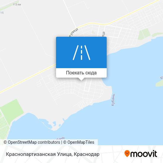 Карта Краснопартизанская Улица