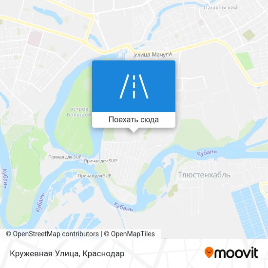 Карта Кружевная Улица