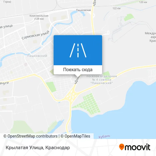 Карта Крылатая Улица