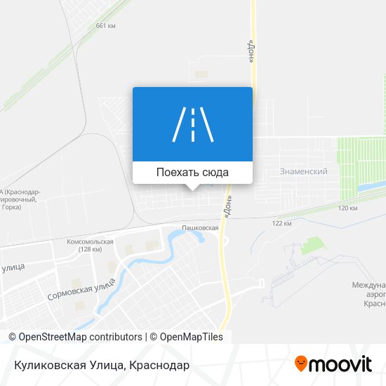 Карта Куликовская Улица