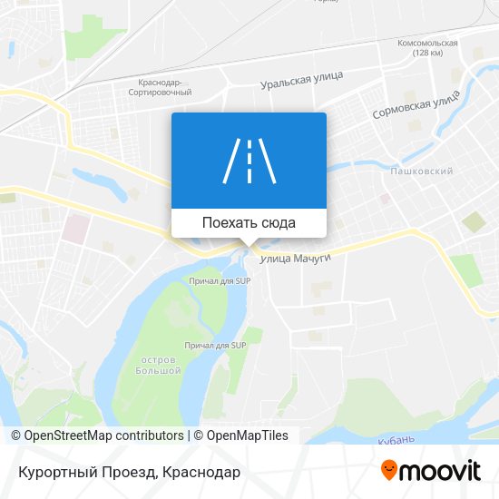 Карта Курортный Проезд