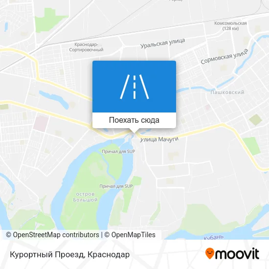 Карта Курортный Проезд