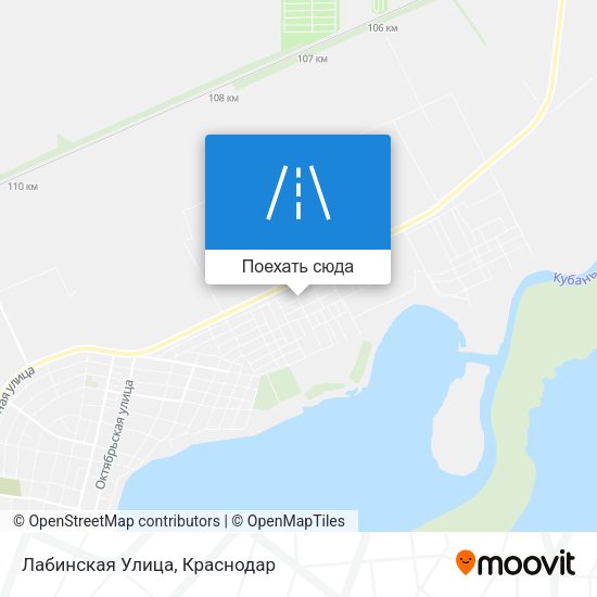 Карта Лабинская Улица