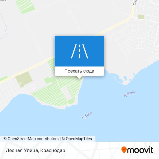 Карта Лесная Улица