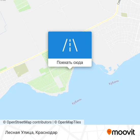 Карта Лесная Улица