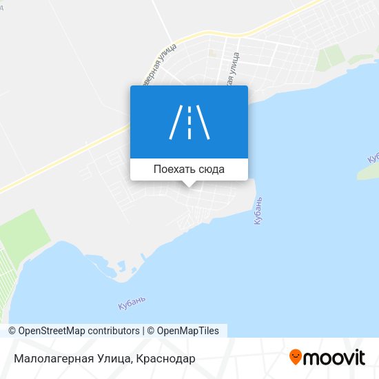 Карта Малолагерная Улица