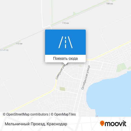 Карта Мельничный Проезд