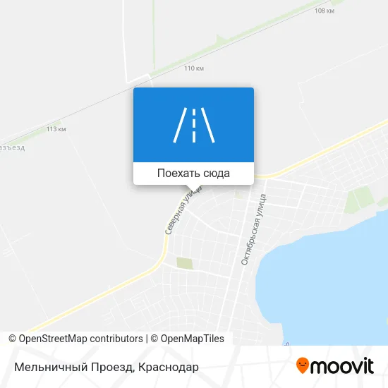Карта Мельничный Проезд