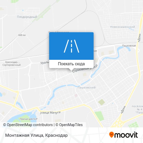 Карта Монтажная Улица