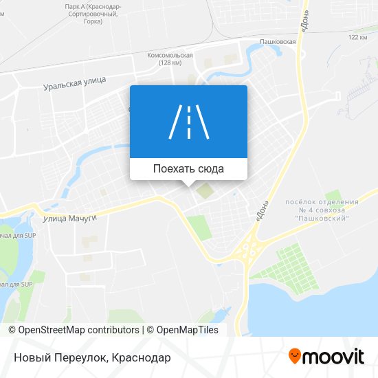 Карта Новый Переулок