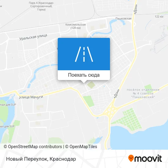 Карта Новый Переулок