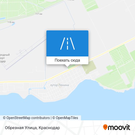 Карта Обрезная Улица