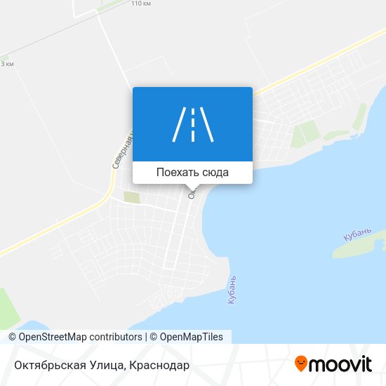 Карта Октябрьская Улица