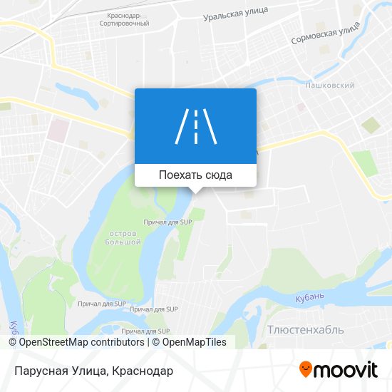 Карта Парусная Улица