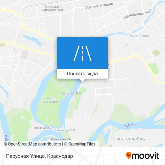 Карта Парусная Улица