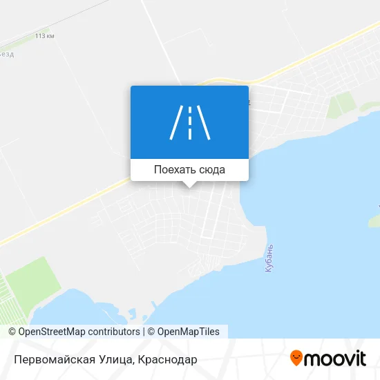 Карта Первомайская Улица