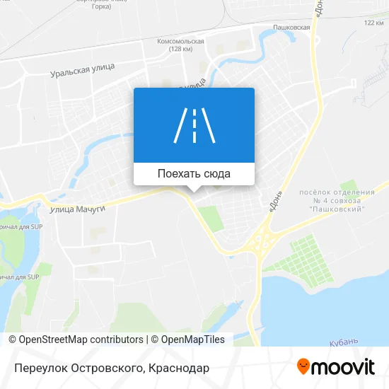 Карта Переулок Островского
