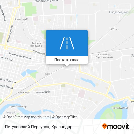 Карта Петуховский Переулок