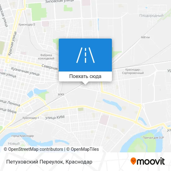 Карта Петуховский Переулок