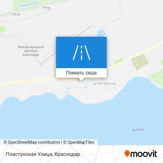 Карта Пластунская Улица