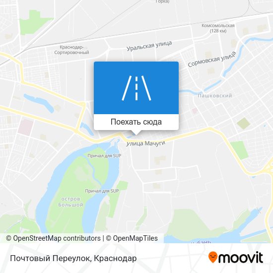 Карта Почтовый Переулок
