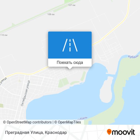 Карта Преградная Улица
