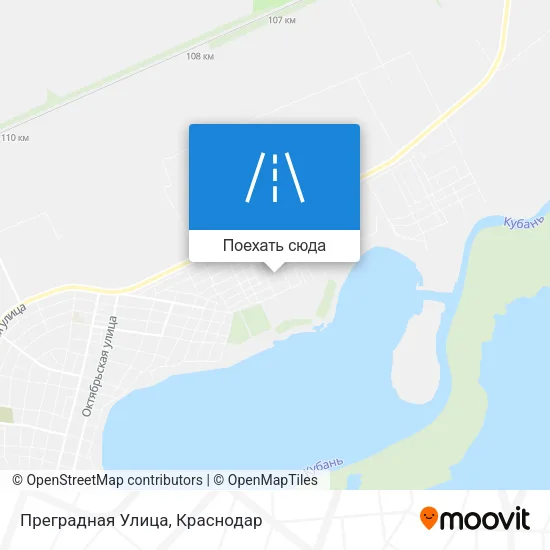 Карта Преградная Улица
