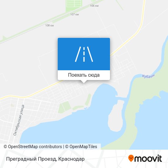 Карта Преградный Проезд
