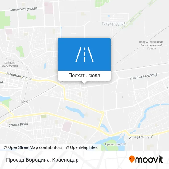 Карта Проезд Бородина