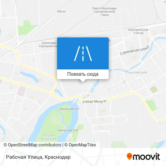 Карта Рабочая Улица