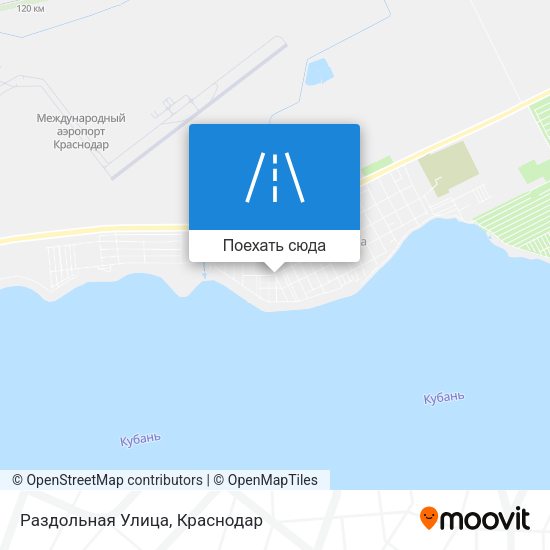 Карта Раздольная Улица
