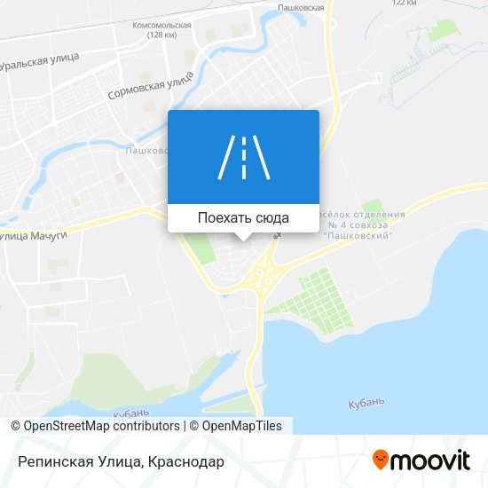 Карта Репинская Улица