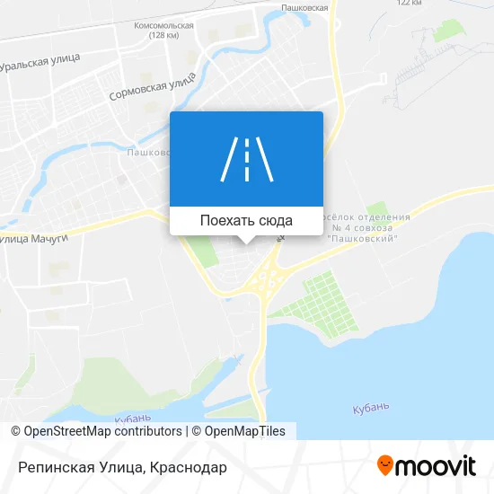 Карта Репинская Улица