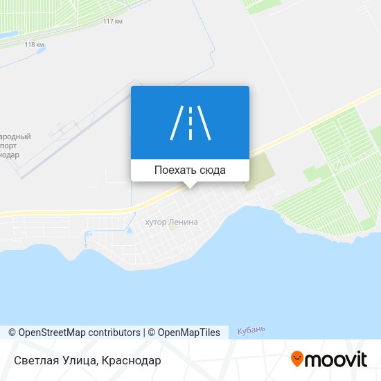 Карта Светлая Улица