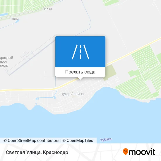 Карта Светлая Улица
