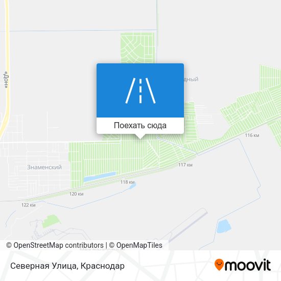 Карта Северная Улица