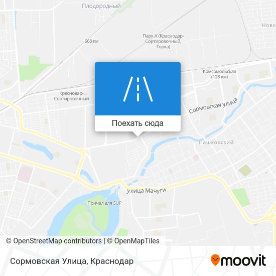 Карта Сормовская Улица
