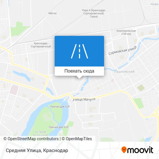 Карта Средняя Улица