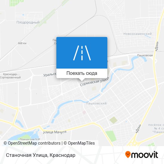 Карта Станочная Улица