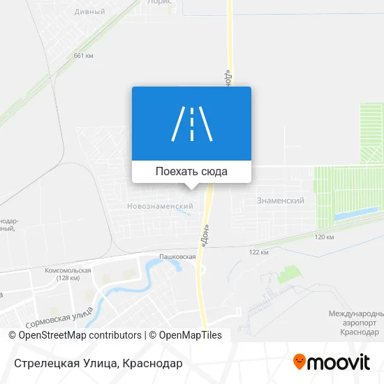 Карта Стрелецкая Улица
