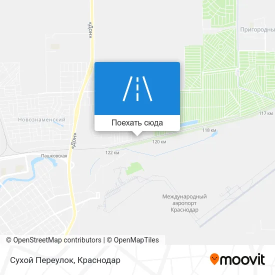 Карта Сухой Переулок