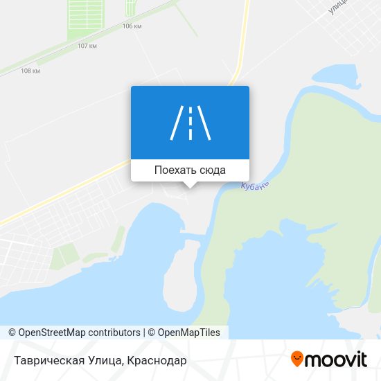 Карта Таврическая Улица