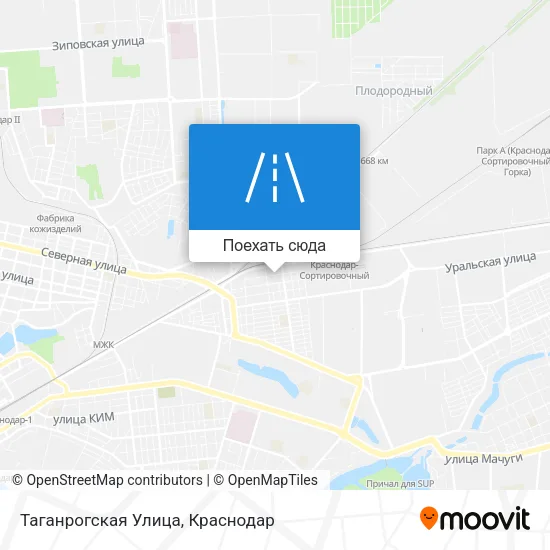 Карта Таганрогская Улица