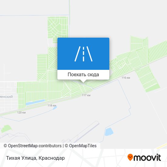 Карта Тихая Улица