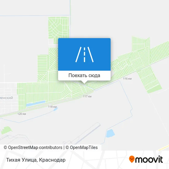 Карта Тихая Улица