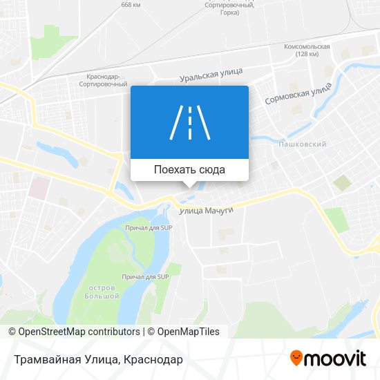 Карта Трамвайная Улица