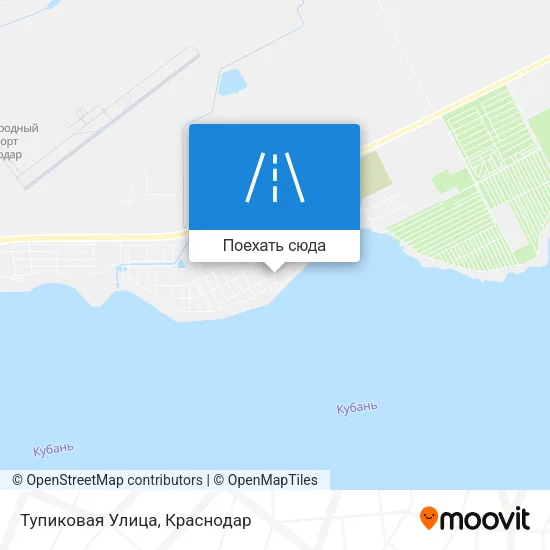 Карта Тупиковая Улица