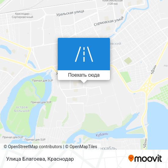 Карта Улица Благоева